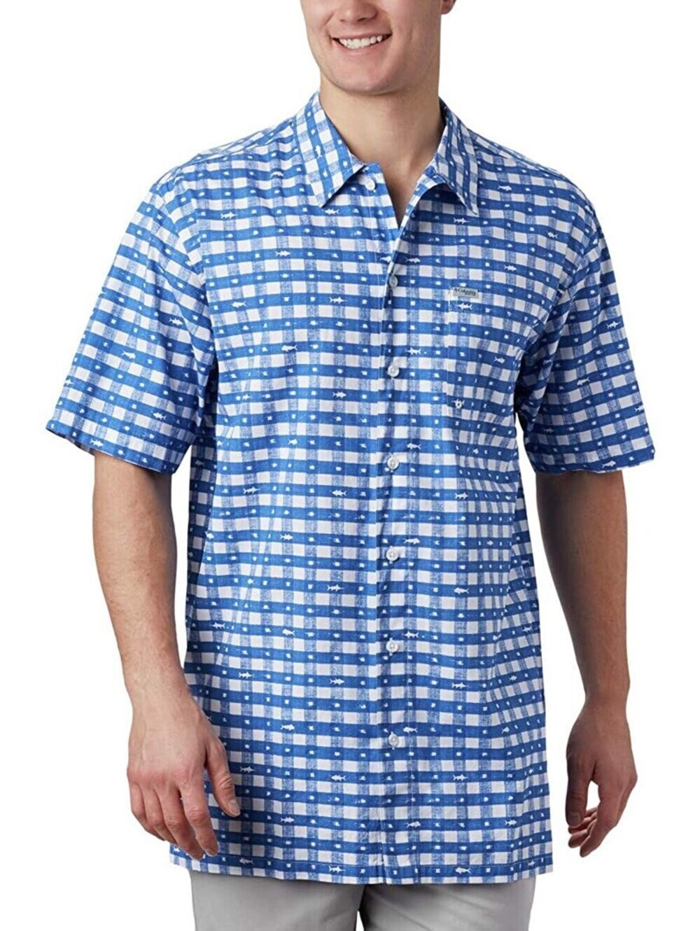 Columbia Mens Trollers Best Short Sleeve Shirt Size S